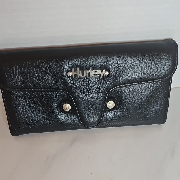 Hurley Black Textured Wallet - Picture 3 of 8